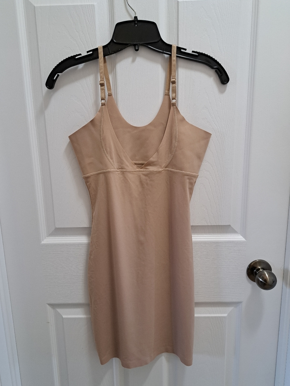 Warner's Beige Nude Shaping Slip Dress - Picture 9 of 9